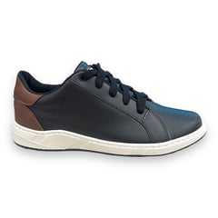 XIAN SHOES - Bolichero negro talon cafe MASCULINO