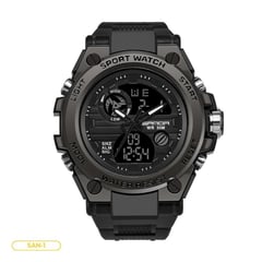 SANDA - RELOJ HOMBRE - DEPORTIVO NEGRO 739