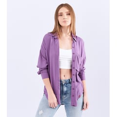 UNSER - Camisa Manga Larga Para Mujer Oversize