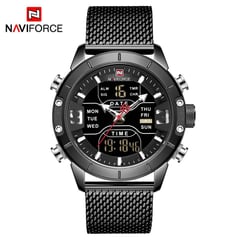 NAVIFORCE - RELOJ NF9153 NEGRO ACERO TOTAL