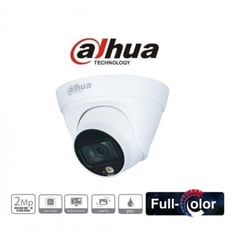 DAHUA - CAMARA IP DOMO SEMIMETALICO 127 CMOS 2MP FULL COLOR.