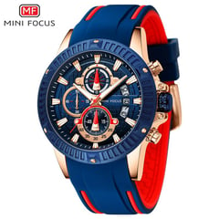 MINI FOCUS - RELOJ HOMBRE MINIFOCUS AZUL CON ROJO MF0244G