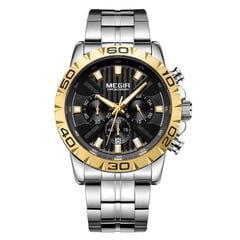 MEGIR - RELOJ HOMBRE PLATEADO CASUAL M2048