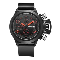 MEGIR - RELOJ HOMBRE NEGRO ESTILO DINAMICO M2002G