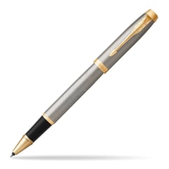 PARKER - Bolígrafo Roller Ball Oro Metal Cepillado