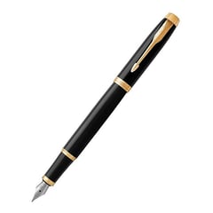 PARKER - Pluma Estilográfica Negro IM Oro