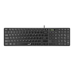 GENIUS - Teclado Usb Slimstar 126 Smart Key Multi Media EspañoL