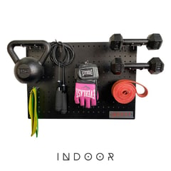 INDOOR - Organizador Metálico Para Gym En Casa