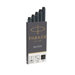 PARKER - Cartucho Tinta Negra Para Plumas Estilográficas Parker