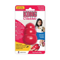 KONG - Classic portapasabocas caucho para perro raza pequeña