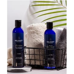 MELANITY - HAIR SHAMPOO 8 ONZAS (237 ML) ORGANICO CAPILAR ANTICAIDA.