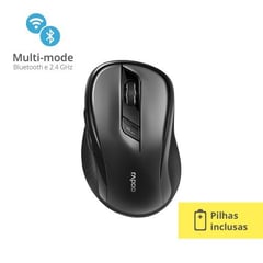 RAPOO - Mouse Inalámbrico M500 Ra013 Negro 1300dpi -