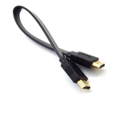 GENERICO - Cable Hdmi Corto 50 Centimetros Plano V1.4 1080p