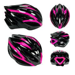 TWISTER - Casco Patinaje Ciclismo Profesional Niños Y Adultos Fucsia