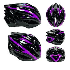 TWISTER - Casco Patinaje Ciclismo Profesional Niños Y Adultos Morado