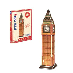 CUBICFUN - Rompe Cabezas 3D Big Ben 13 Piezas Cubic Fun Dificultad Baja