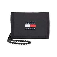 TOMMY HILFIGER - Cartera Plegable En Tres Partes Hombre Negro