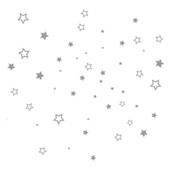 ADAZIO - Vinilo Decorativo de Estrellas M - 150cm x 150cm (ancho x alto)