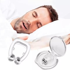 GENERICO - Clip Magnetico Nasal Antironquidos Terapia Apnea Del Sueño