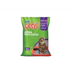 PETYS - Arena Sanitaria Para Gatos Aglomerante 4.5 Kg