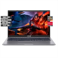 ASUS - Portátil M515DA-EJ1560 Ryzen 5 3500U Ram 8GB 1 Tera 256 SSD 15,6"