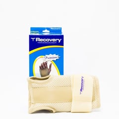 RECOVERY - Muñequera Bilateral Con Ferula Beige Talla M