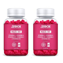 THE GUMMY BOX - Combo x 2 tarros Gomitas suplemento multivitamínico