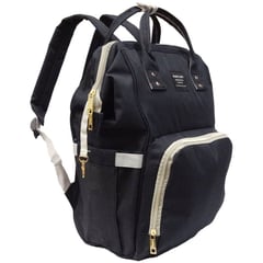 MIFANQI - Pañalera multifuncional bolso morral bebe negra