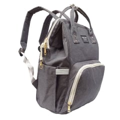 MIFANQI - Pañalera multifuncional bolso morral bebe gris