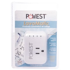 POWEST - Protector Voltaje Lavomatic Para Lavadoras 120Vac 10A.