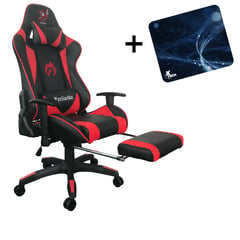 ZER - SILLA GAMER RECLINABLE ERGONOMICA ROJA KITSUNE