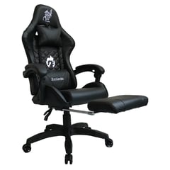 ZER - SILLA GAMER REPOSAPIES COJIN CERVICAL RECLINABLE UMEKO NEGRA