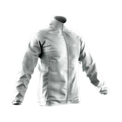 ARMAZI SPORT - CHAQUETA ROMPEVIENTOS CICLISMO RUTA MTB BIKE CYCLING GRIS REFLECTIVA