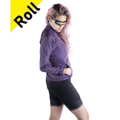 ARMAZI SPORT - CHAQUETA ROMPEVIENTOS CICLISMO RUTA MTB BIKE CYCLING MORADO