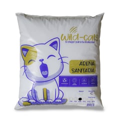 GENERICO - Arena Sanitaria Para Gatos Wild Cats 10 Kg Aroma a Café