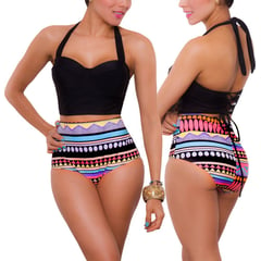 PRAIE - Vestidos De Baño Bikinis Panty Altos Copas Trajes 1642