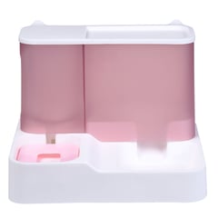 SUBE - Dispensador De Comida dosificador Agua Para Mascotas Rosado