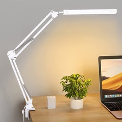 OEM - Lámpara De Escritorio Mesa Led de 14w brazo oscilante con abrazadera