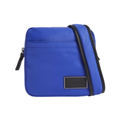 CALVIN KLEIN - Bolso De Mano Con Parche Del Logo Hombre Azul