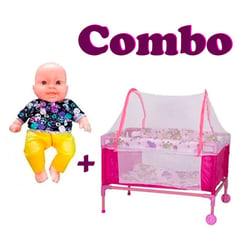 INFANTILES ABBA - Corral O Cuna Muñeco con sonido Niñas Infantil Juguete