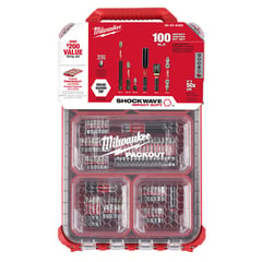 MILWAUKEE - Kit puntas de destornillador de impacto - 100 piezas - Tool