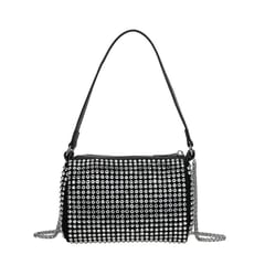 AIRU - Bolso Clutch Elegante De Mujer Con Incrustaciones Cristales