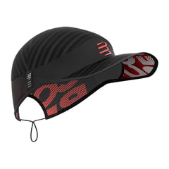 COMPRESSPORT - Gorra Multisport Negra Con Visera Ajustable