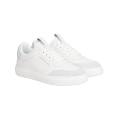 CALVIN KLEIN - Tenis Blancos Casual Cupsole Para Hombre