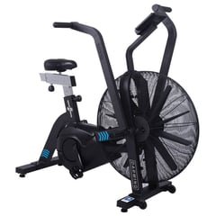 SPORTFITNESS - Bicicleta Estática Air Bike Darwin Gym Cardio 150Kg