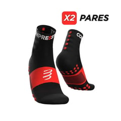 COMPRESSPORT - Medias Deportivas T2 Pack x 2 Ajuste Preciso Compresspor