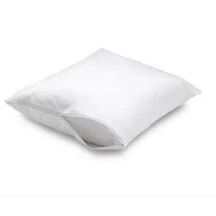 GENERICO - Set x 2 Protectores de almohada antifluido 50x70 cm Blanco