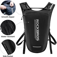 ROCKBROS - Morral Bolso Hidratación Camelback Vejiga 2 Litros