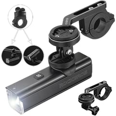 ROCKBROS - Luz rhl-1000 lumen ciclismo soporte gps camara