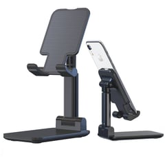 GENERICO - Soporte Para Celular Modelo Para Escritorio Plegable Negro.